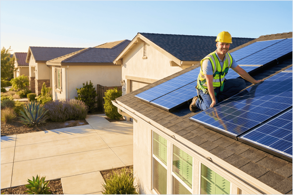 Solar installer